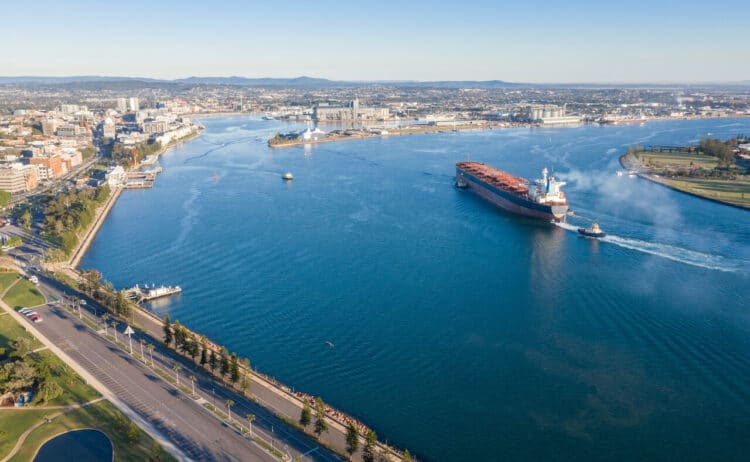 The Port of Newcastle celebrates efforts towards achieving a cleaner future. Image: jeayesy/stock.adobe.com.