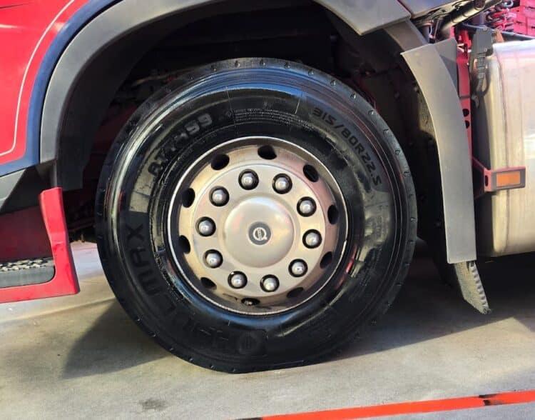 The ATT499 tyre in action. Image: Haulmax Tyres.