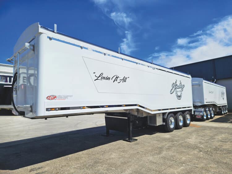 A BTE combination fitted with Trailer Spec Pro BuildTags. Image: BTE.