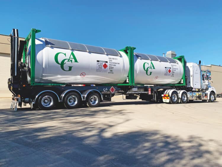 Hammar sideloader with BPW axles. 
Image: BPW Transpec.