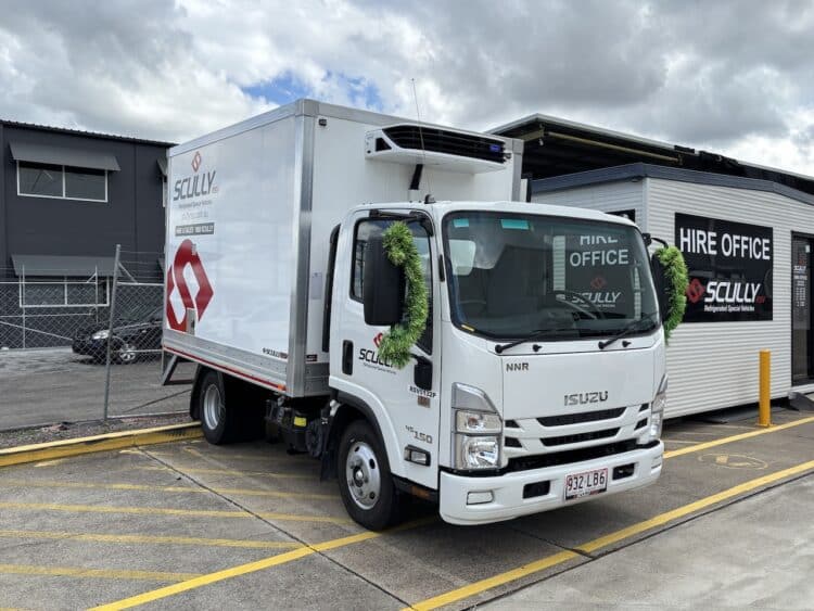 A Scully RSV rigid body decorated for the Christmas period. Image: Scully RSV.