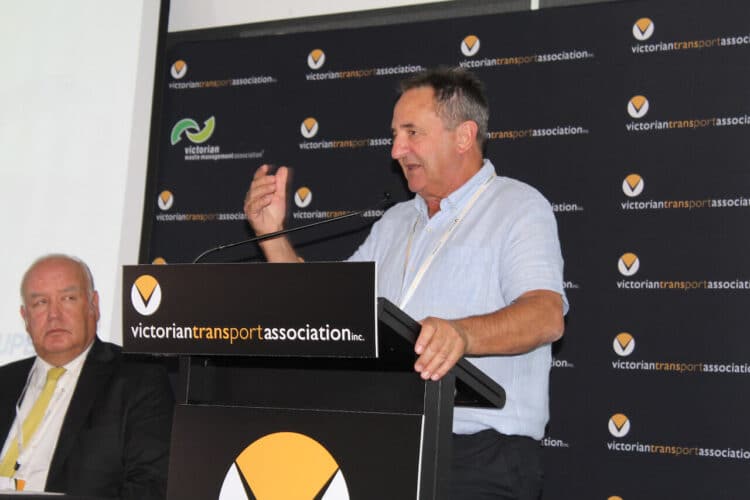 Senator Glenn Sterle. Image: Victorian Transport Association.